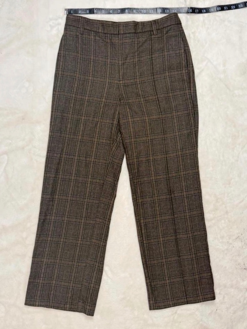 Urban Outfitters Brown Plaid Trousers Size 4